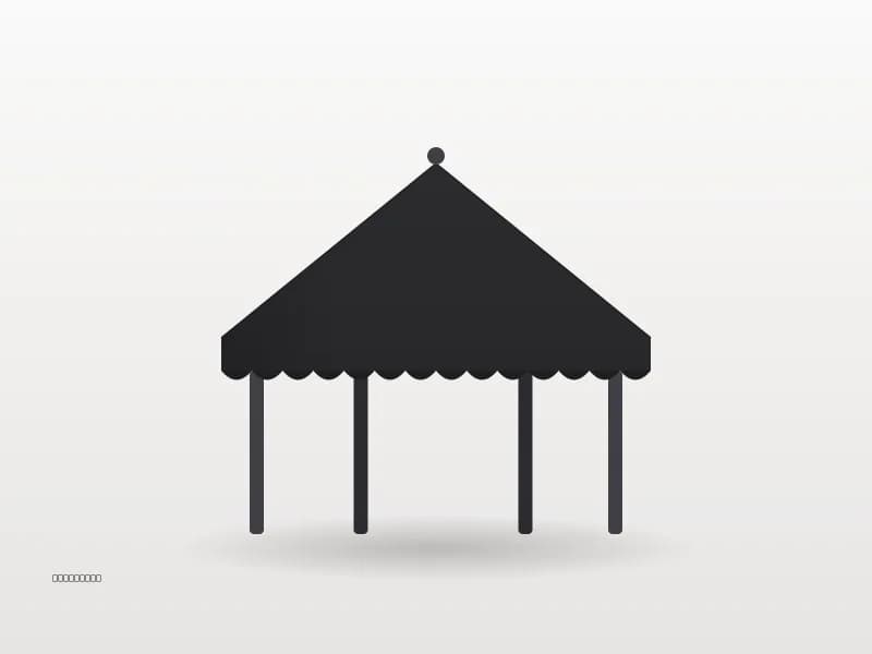 3×3 Metre 40 mm Alüminyum Gazebo Tente