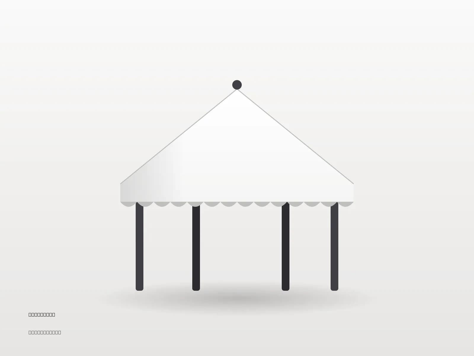 3×3 Metre 40 mm Çelik Gazebo Tente