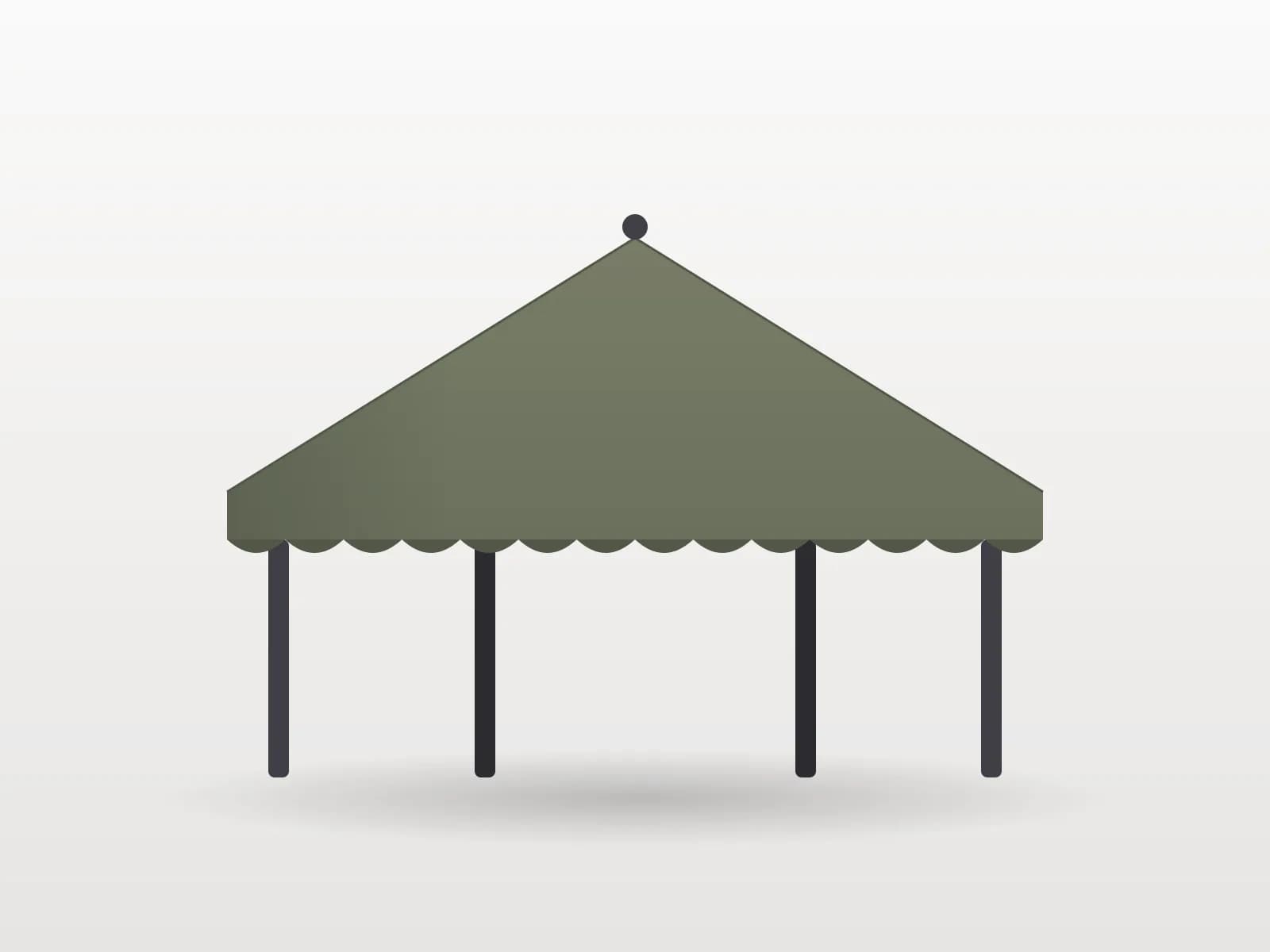 4×4 Metre 50 mm Alüminyum Gazebo Tente