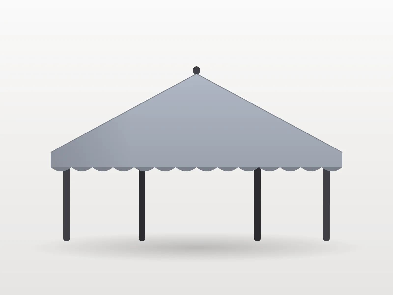 4×6 Metre 50 mm Alüminyum Gazebo Tente
