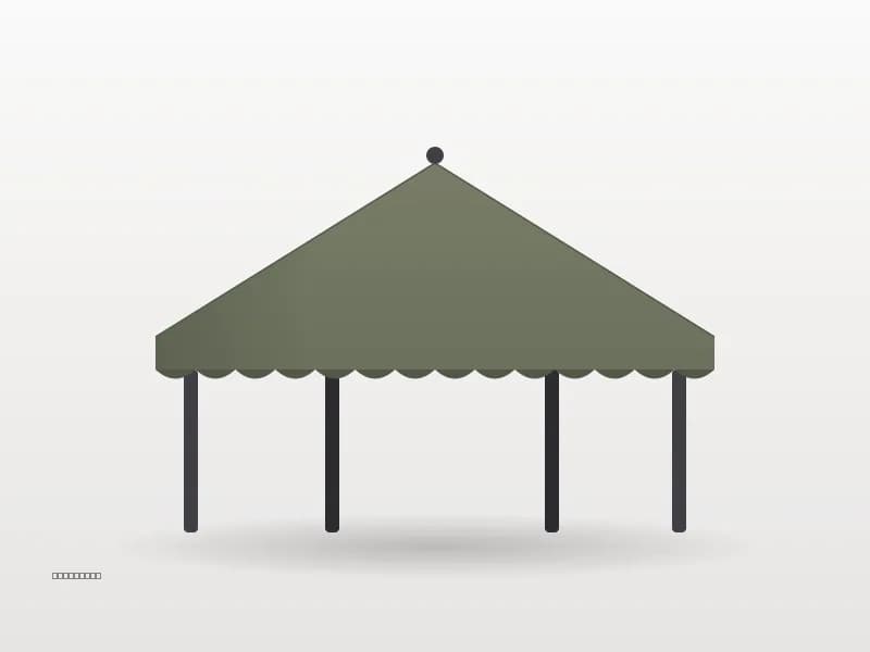 4×4 Metre 50 mm Alüminyum Gazebo Tente